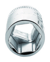 Galvutė šešiakampė  3/8"   7400SM 18mm
