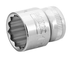 Galvutė dvylikakampė A7400DM 17mm 3/8"