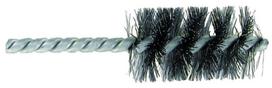 Tube & internal brush for drill, 38x200mm, 0.35mm crimped steel wire