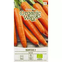 Sėklos ORGANIC WAY MORKOS VALGOMOSIOS NANTESE 2