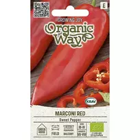 Sėklos ORGANIC WAY PAPRIKOS VIENAM. MARCONI RED
