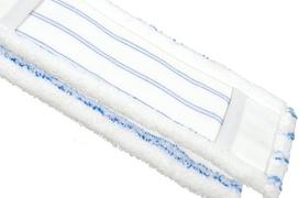 Mikropluošto šluoste mopui su kišenemis EXTRA 50 cm, melyna