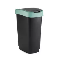 Šiukšliadeže ROTHO 10 l, žalia/juoda