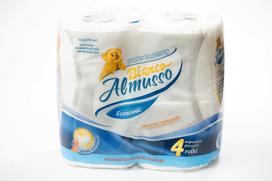 Tualetinis popierius ALMUSSO BIANCO 2 sl. (1 rul./18 m), 4 vnt