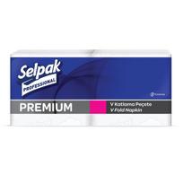 Popierinis rankšluostis lapeliais SELPAK PRO PREMIUM V FOLD 1 sl., 250 lap