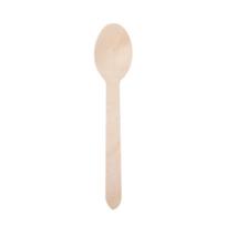 Vienkartiniai mediniai šaukštai 16 cm 100 vnt