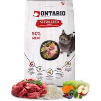 Ontario Adult Sterilised Lamb & Chicken – sausas pašaras sterilizuotoms katėms (1–7 m.)