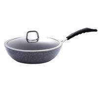 Wok keptuvė su dangčiu, 28 cm, “Stone Touch Line” BH-1160