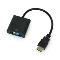 HDMI į VGA + garso keitiklis HD31A su laidu