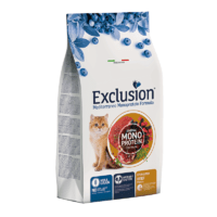Exclusion Mediterraneo Monoprotein sausas pašaras sterilizuotoms katėms su jautiena, 1,5 kg