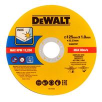 Abrazyvinis pjovimo diskas DeWalt DT20594-QZ; 125x22,23x1,0 mm; 25 vnt.