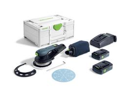 Ekscentrinis šlifuoklis Festool ETSC 2 150 4,0 I-Plus; 18 V; 2x4,0 Ah akum.