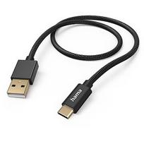 Hama Fabric Charging Cable, USB-A to USB-C, 1.5m 00201545