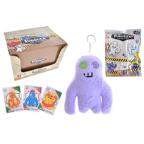 Fuggler funny ugly monster pliušinis raktų pakabukas + trys kortelės staigmena