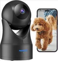 "owltron" vidaus stebėjimo kamera, kūdikių monitorius su kamera ir programėle, 360° WLAN IP kamera su judesio aptikimo funkcija, 2 krypčių garsas, šunų kamera, naminių gyvūnėlių kamera ir kūdikių monitorius su naktine kamera