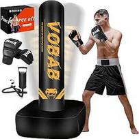 Sunkiojo bokso kvadratinės bazės smūgis maišas Bokso pirštinės siurblys Dovanų dėžutė namų sporto salėje MMA fitneso pripučiamas stendas smūgis maišas