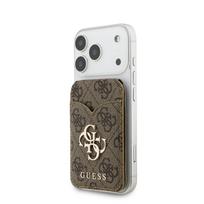 Guess PU 4G Mirror MagSafe Cardslot Stand Brown