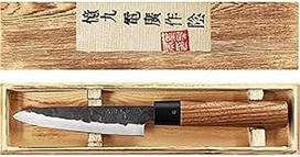 "Begoon" - japoniškas peilis - "Santoku" virėjo peilis - plieninė geležtė - dovanų dėžutė