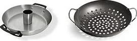"Enders® Switch Grid" nerūdijančio plieno paukštienos keptuvė, ketaus rankenos ir ® daržovių keptuvių priedai 8790, BBQ Gourmet, daržovėms, salotoms, žuviai, keptuvė, dengta