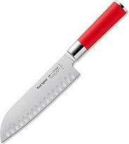 Dick 8174218K Storas peilis "Santoku" su grioveliu, "Red Spirit", 18 cm