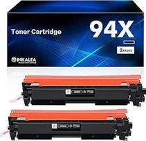 inkalfa 94X CF294X toneris: Suderinamas su HP Laserjet Pro MFP M148dw M148fdw M149fdw M118dw M148 M149 M118 Toneris 94X 94A CF294X CF294A (juodas, 2 vnt.)