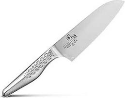 KAI SHOSO 14,5 cm "Santoku" peilis - autentiškas japoniškas 6 colių, aukštos anglies, nerūdijančio plieno peilis. 10 metų garantija. Pagaminta Japonijoje. Naudojamas profesionalių ir namų šefų gaminant azijietiško stiliaus patiekalus.