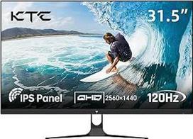 KTC WQHD 32 colių monitorius | 2K @ 120Hz (OC) | Baltas | IPS skydelis | ΔE