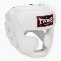 Bokso šalmas Twins Special Sparingowy white