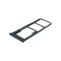 Samsung Galaxy A12 (SM-A125F) Sim kortelės laikiklis (Black) (Originalus / Naudotas)