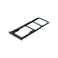 Samsung Galaxy A71 (A715) Sim kortelės laikiklis (Black) (Originalus / Naudotas)