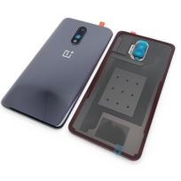 OnePlus 7 (GM1901, GM1900, GM1905, GM1903) galinis dangtelis su kameros stikliuku (Black) (Compatible)