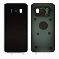 Samsung Galaxy S8+ (G955) galinis dangtelis su kameros stikliuku (Black) (Naudotas / Grade C)