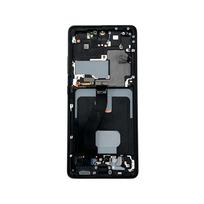 Samsung Galaxy S21 Ultra (G998) Ekranas su rėmeliu (Phantom Black) (Refurbished)