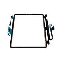Apple iPad Pro 11 (2018 / 1st Gen) / Pro 11 (2020 / 2nd Gen) lietimui jautrus stikliukas su OCA (Juodas)
