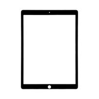 Apple iPad Pro 12.9 (2015 / 1st Gen) ekrano stikliukas su OCA (Juodas)