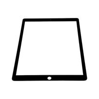 Apple iPad Pro 12.9 (2017 / 2nd Gen) ekrano stikliukas su OCA (Juodas)
