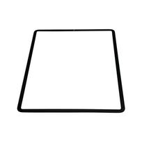 Apple iPad Pro 12.9 (2018 / 3rd Gen) / Pro 12.9 (2020 / 4th Gen) ekrano stikliukas su OCA (Juodas)
