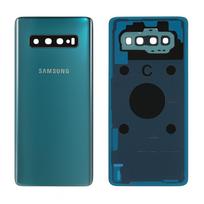 Samsung Galaxy S10+ (G975) dėkliukas su kameros stikliuku (Prism Green) (Pulled / Grade A)
