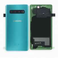 Samsung Galaxy S10 (G973) galinis dangtelis su kameros stikliuku (Prism Green) (Naudotas / Grade C)