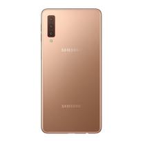 Samsung Galaxy A7 2018 (A750) galinis dangtelis su kameros stikliuku (Gold) (Pulled / Grade B)