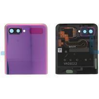 Samsung Galaxy Z Flip (F700) galinis viršutinis dangtelis su LCD (Mirror Purple) (Pulled / Grade B)