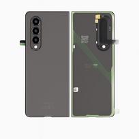 Samsung Z Fold 3 5G (F926) galinis dangtelis (Black) (Pulled / Grade B)
