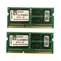 Kingston (KVR1066D3S7/2G) 2GB DDR3 1066MHz (PC3-8500) SODIMM (204-Pin) RAM (Operatyvioji Atmintis) (Original / Used)