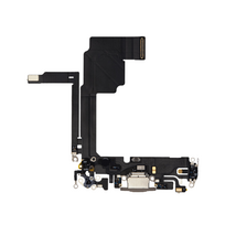 Apple iPhone 15 Pro krovimo lizdo lanksčioji jungtis (Black Titanium) (Originalus / Naudotas)