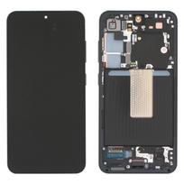 Samsung Galaxy S23 (S911) ekranas su rėmeliu (Graphite / Gray)e (Refurbished)