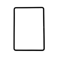 Apple iPad Pro 11 (2024) ekrano stikliukas su OCA (Juodas)