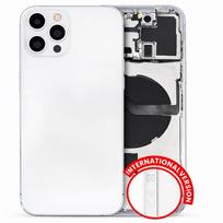Korpusas + smulkios dalys + krovimo lizdas skirtas Apple iPhone 12 Pro Max (USA) (Silver) (Pulled / Grade B)