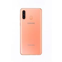 Samsung Galaxy A70 (A705) galinis dangtelis su kameros stikliuku (Pink) (Pulled / Grade C)