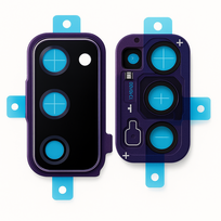 Samsung Galaxy S20 FE (G781) kameros stikliukas su rėmeliu (Lavender) (Compatible)