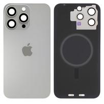 Apple iPhone 15 Pro Max galinis stikliukas (Natural Titanium) (NO FLEX) (Pulled / Grade A)